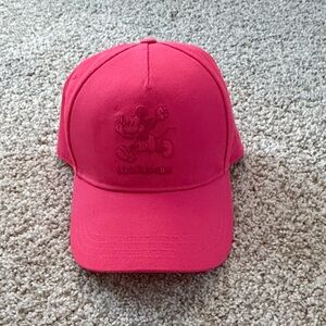 Disney x Lululemon Hot Pink Embroidered Logo Cap